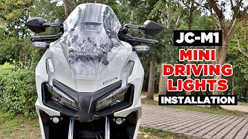 ADV 160 | JC-M1 Mini Driving Lights Installation