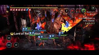 How well will preserver do in clan boss high damage or low damage?