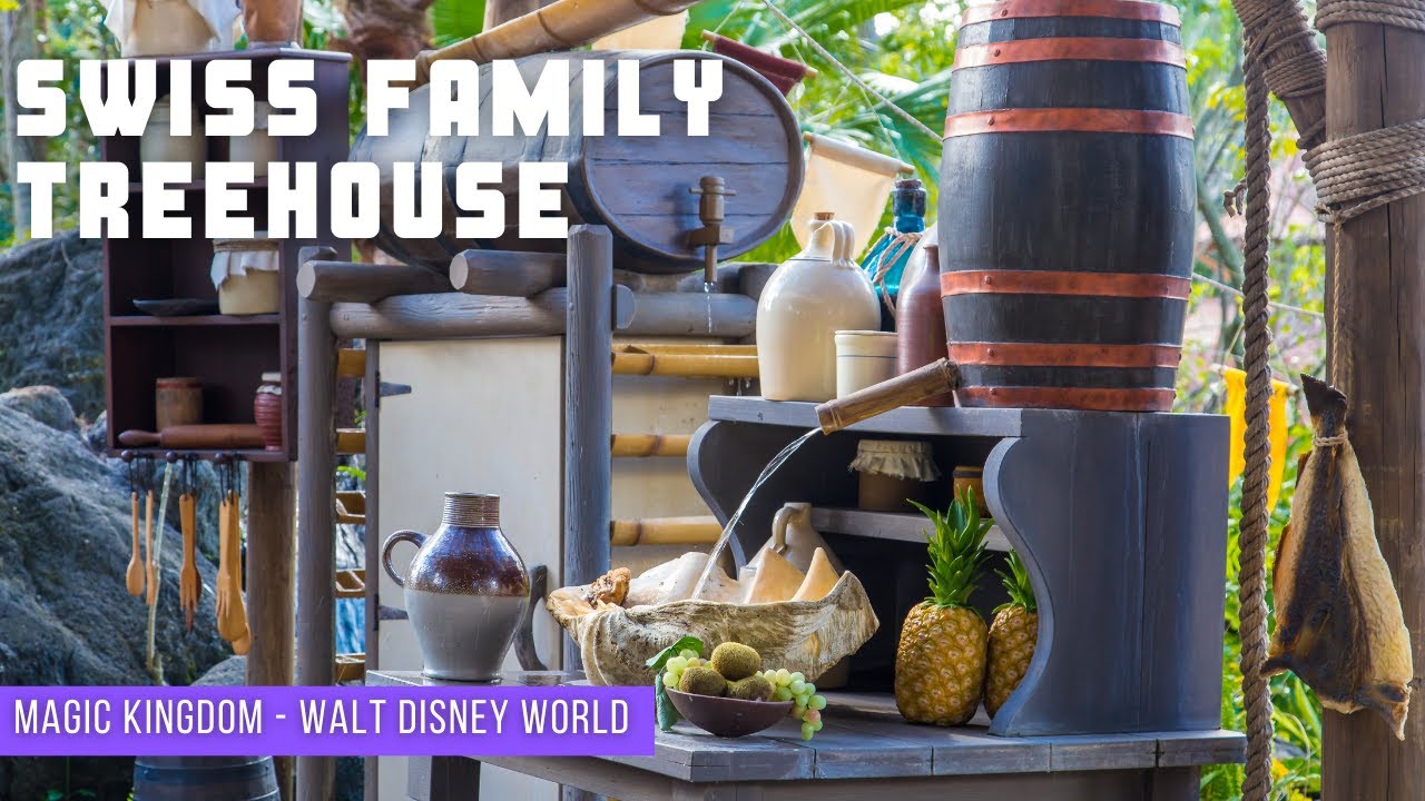 Swiss Family Treehouse - Magic Kingdom - YouTube