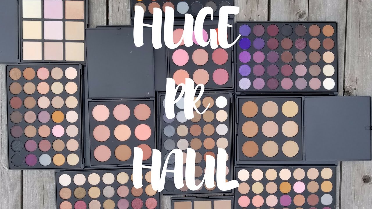LIVE PR HAUL!   MORPHE, BURBERRY, SALLY HANSEN & MORE!