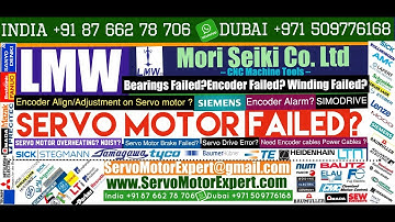 #LAXMI MW Mori Seiki CNC Encoder Alignment,Resolver Adjustment, Repair Servo Motor,Simodrive Motor