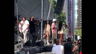 Crime Mob performing “Rock your Hips” at the One Musicfest 2021 in Atlanta