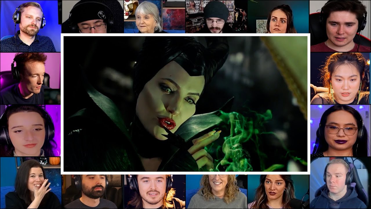 Maleficent's Curse Scene | Reaction Mashup | Maleficent : 2014 | #maleficent