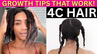 4C Hair Growth: What I Stopped, What I Restarted, and What WORKED