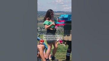 Pizza delivered by air at Glastonbury