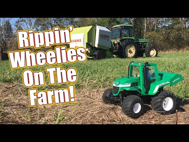 Pulling Wheelies All Day Long! - Tamiya Farm King WR-02G RC