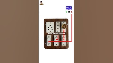 3 Switch 1 Five Pin Socket 1 Two Pin Socket 1 Holder Connection Diagram #housewiring #viralshort
