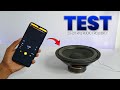20-20000 Hz Audio frequency test | 18 inch va alag alag size ke speakers ko kis frequency me chalaye