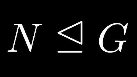 [Deprecated] Group Theory Lecture 3.4 Normal Subgroups and Quotient Groups