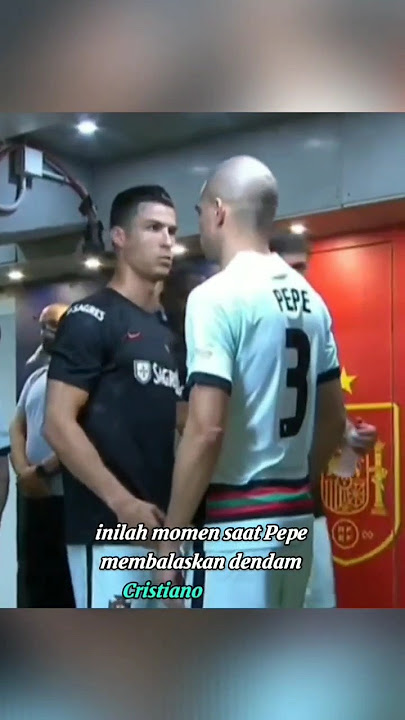 ketika pepe balaskan dendam Cristiano Ronaldo #shorts