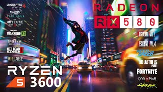 RX 580 - Ryzen 5 3600 - 30 Games Benchmark