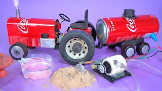 Amazing Mini WATER TANK TRACTOR made with Recyclable Materials screenshot 4