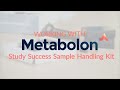 Working with metabolon  study success sample handling kit