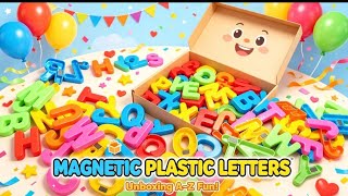 TOY ASMR 🧲🎎 Satisfying Magnetic Alphabet Unboxing • Learn Animals & Their Homes! 🐾🏡 screenshot 4