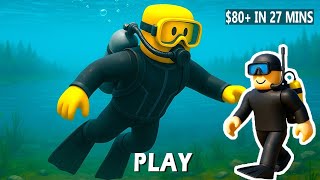 MY FIRST TIME PLAY ROBLOX GAMES, QUILL LAKE AND MAKE $80+ IN 20 Mins.