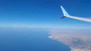 TUI Boeing 737Max8 landing at Fuerteventura El Matorral Airport {FUE/GCFV}