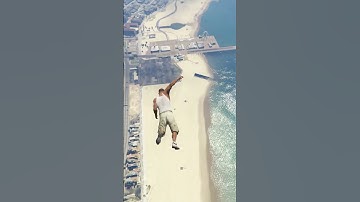 Gta 5 Michael, Franklin & Trevor Falling from the Sky