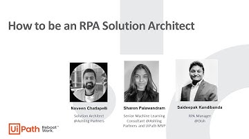 How to be an RPA Solution Architect