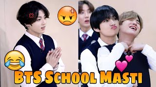 BTS School Masti // Funny Hindi Dubbing // Run Ep 112 // Part 1