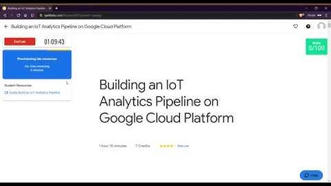 Building an IoT Analytics Pipeline on Google Cloud Platform | Qwiklabs