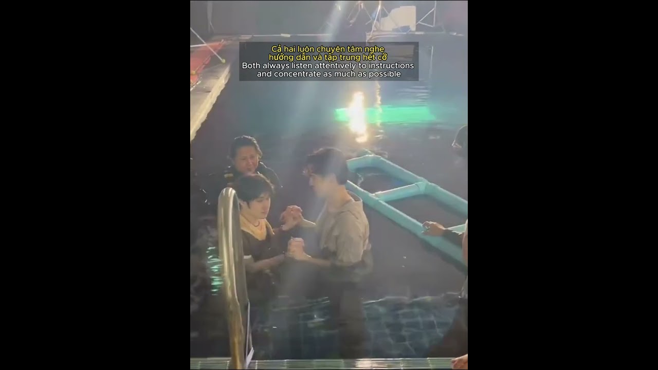 Behind the scene - Cảnh quay dưới nước của MaxNat #maxnat #mmaxmax #natasitt #twoworlds