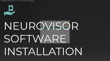 Software installation for EEG system Neurovisor | Instruction