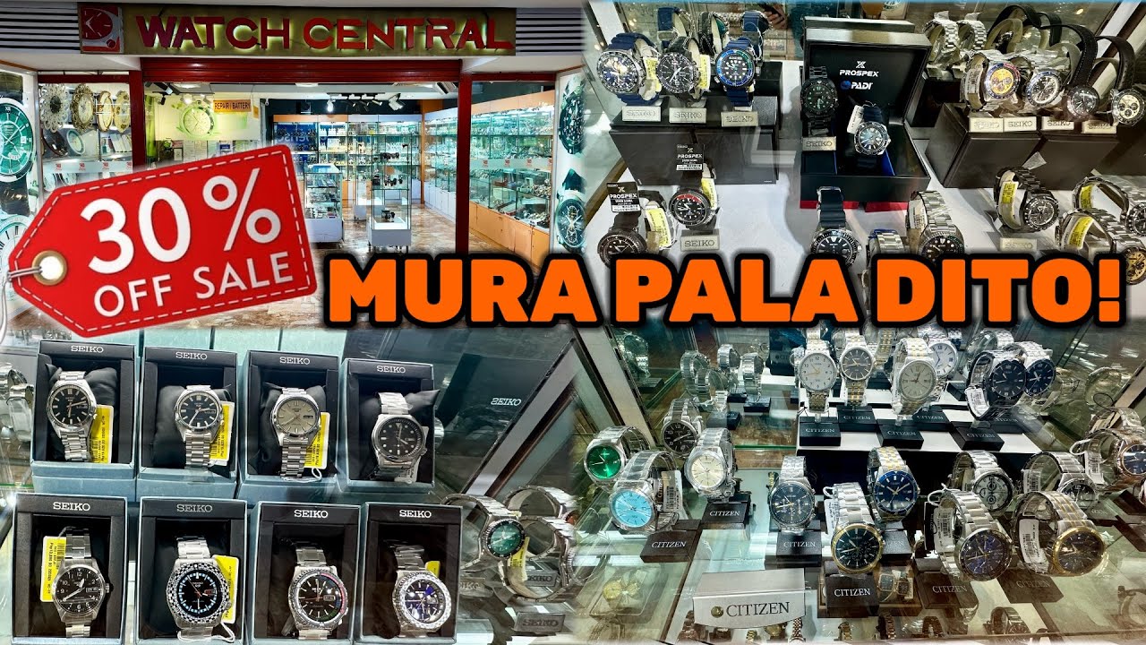 MURANG BILIHAN NG RELO SA CUBAO | SEIKO, ALBA AND CITIZEN WATCHES