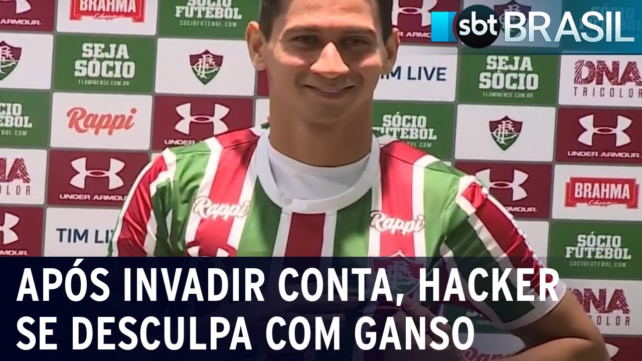 Hacker invade conta da esposa de Ganso e pede desculpas ao jogador | SBT Brasil (16/05/22)