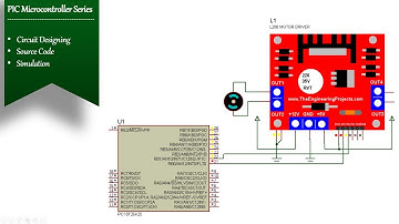 DC Motor Interfacing with PIC18F26K20 | Simulation | Forward and Reverse direction