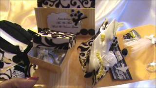EXPLOSION BOX #2 - WEDDING INVITATION: I Do, In Damask!