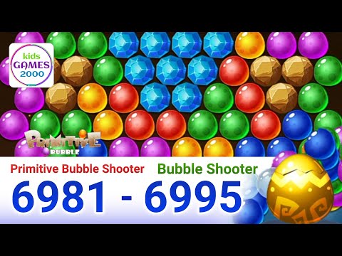 Primitive Bubble - Bubble Shooter.level 7031-7050 