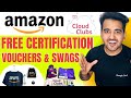 Join aws cloud club 2024  get free amazon swags aws certification vouchers for everyone