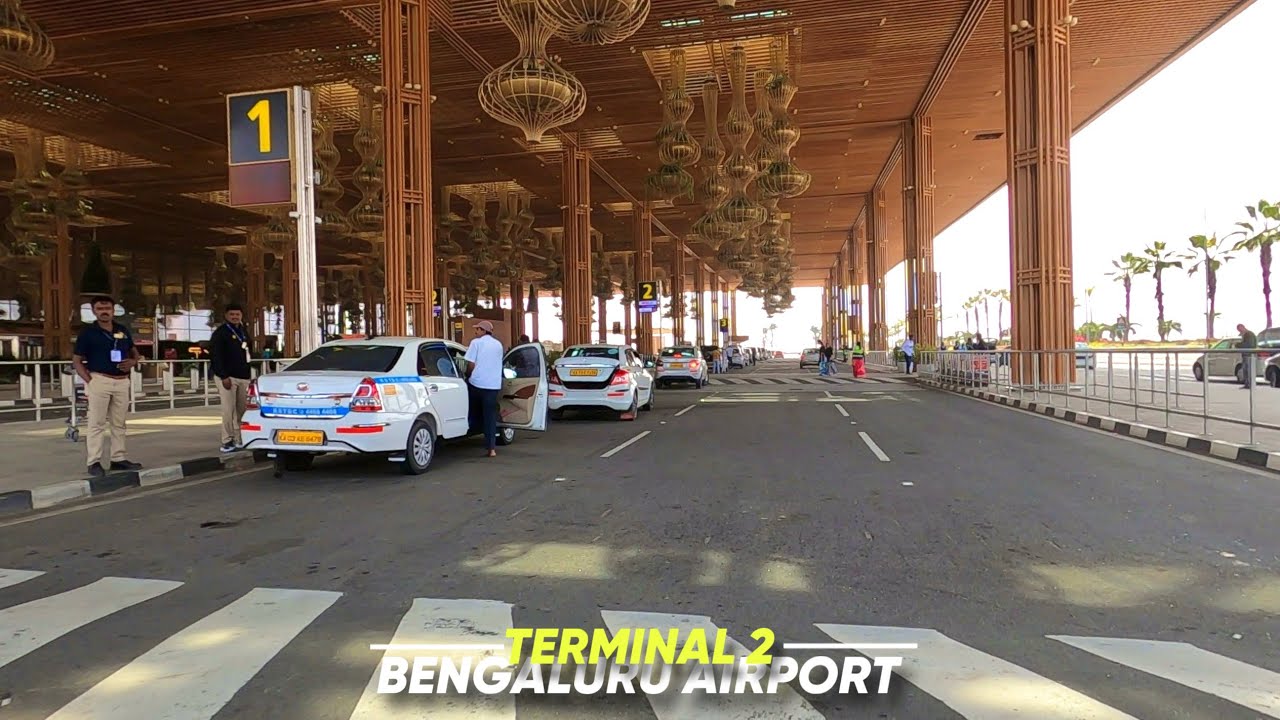Bangalore Airport T2 Drive - 4K | Silicon Valley Of India🇮🇳