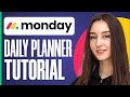 Monday.com Daily Planner Tutorial - How To Use Monday.com For Planning Your Day!