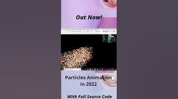 How to install and use Particles Animation in 2022 in 2022 by jishaansinghal