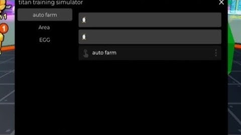 Titan Training Simulator Script Auto Farm,Select area,Auto Hacth