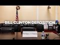 BREAKING: Exclusive Footage of Bill Clinton's Empty-Chair Deposition on Epstein Investigation