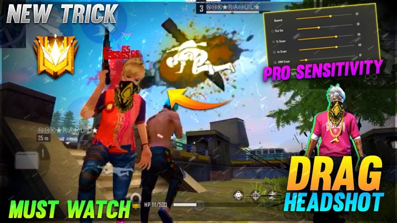 How To Do One Tap Headshot 2021 Perfect One Tap Trick Free Fire Headshot Trick Headshot Youtube