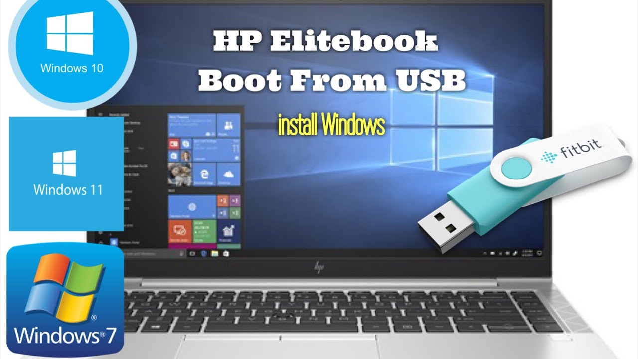 HP EliteBook 8470p Boot Menu From USB 