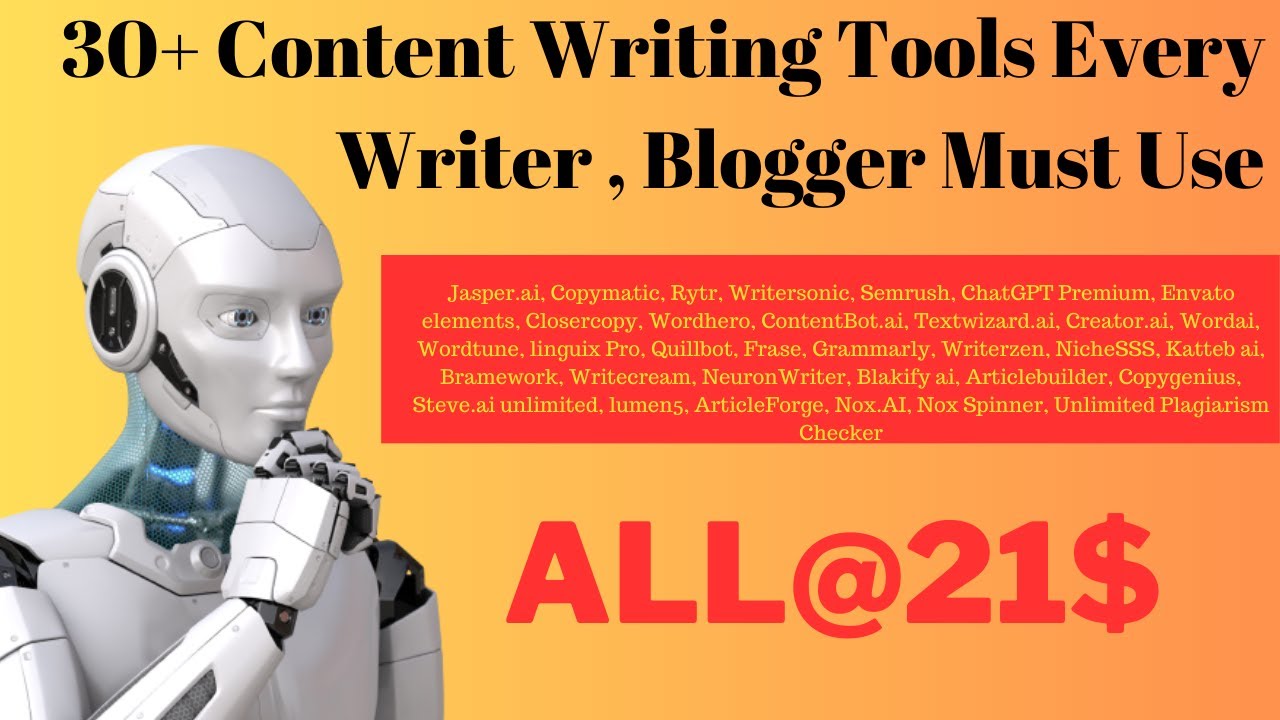 30+ Content Writing Tools Every Writer / Blogger Must Use - YouTube