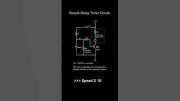 Simple delay timer circuit