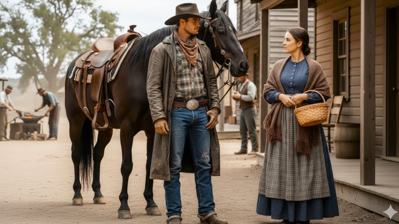 Kauboj ju je vidio kako je odbijena u trgovini i šapnuo: 