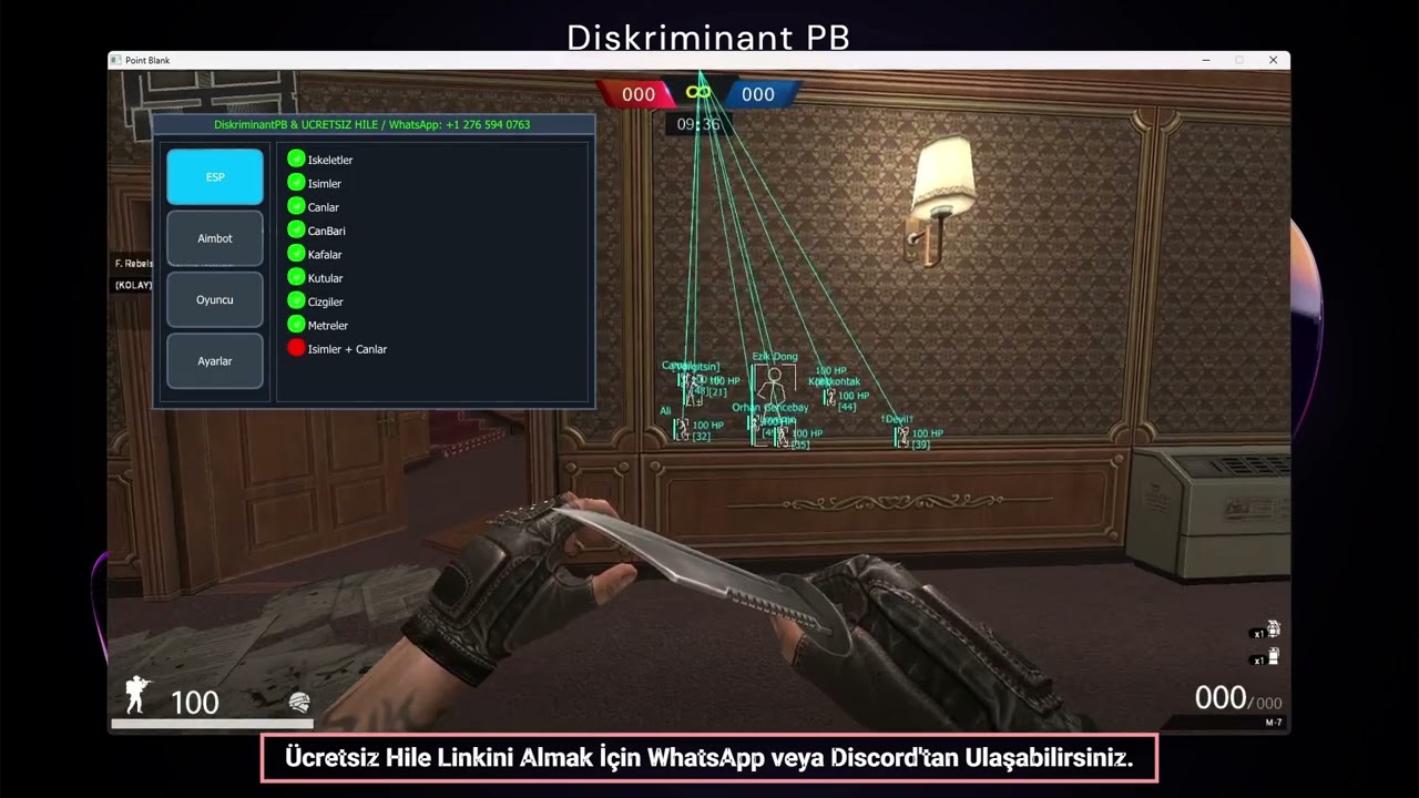 Point Blank GÜNCEL EN KALİTELİ ÜCRETSİZ HİLESİ ! [ Aimbot-Autoshoot-Hızlı Koşma VB.]