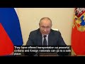 Putin Address on Military Situation in Ukraine and Fallen Russian Soldiers -- English Subtitles