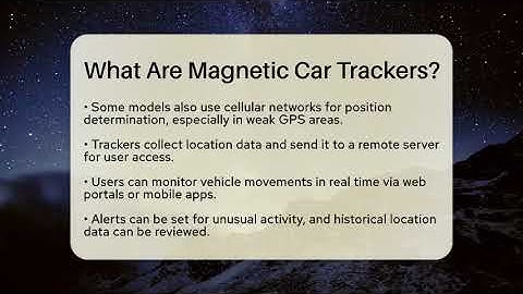 What Are Magnetic Car Trackers? - Talking Tech Trends