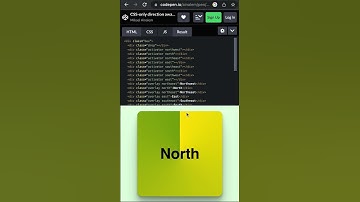 CSS direction-aware hover effect