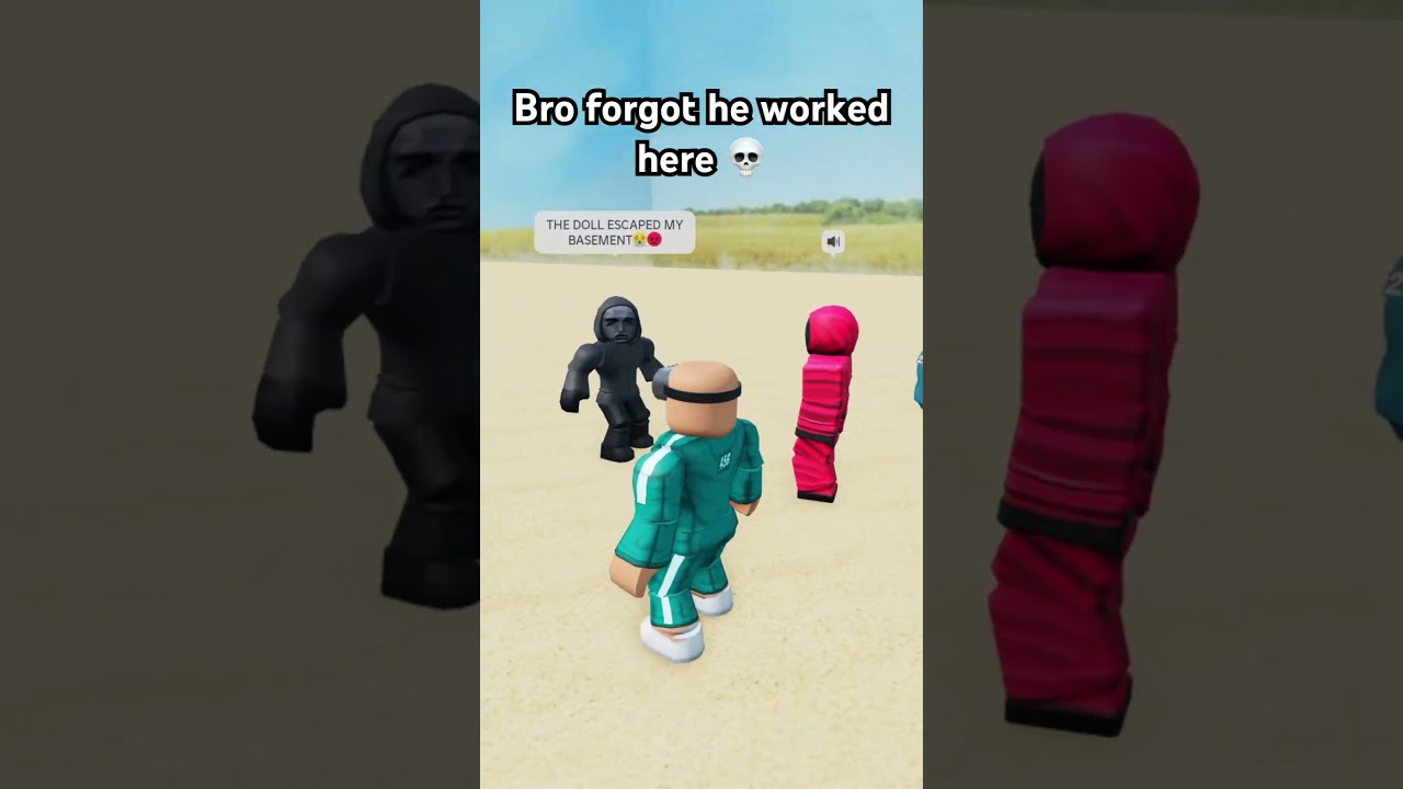 He pranked HIMSELF in Roblox Squid Game 😂 #roblox #funny #squidgameroblox #squidgame #squidgame2
