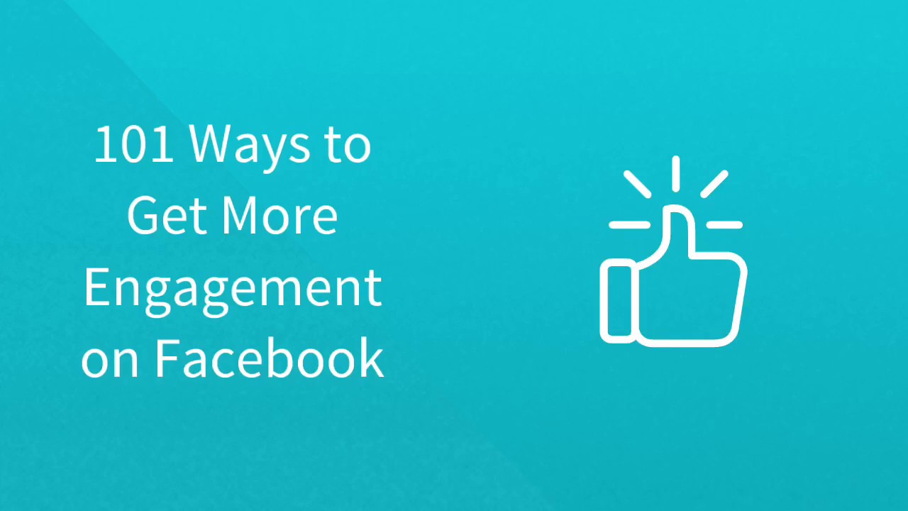 101 Ways to Instantly Boost Engagement on Your Facebook Page - YouTube