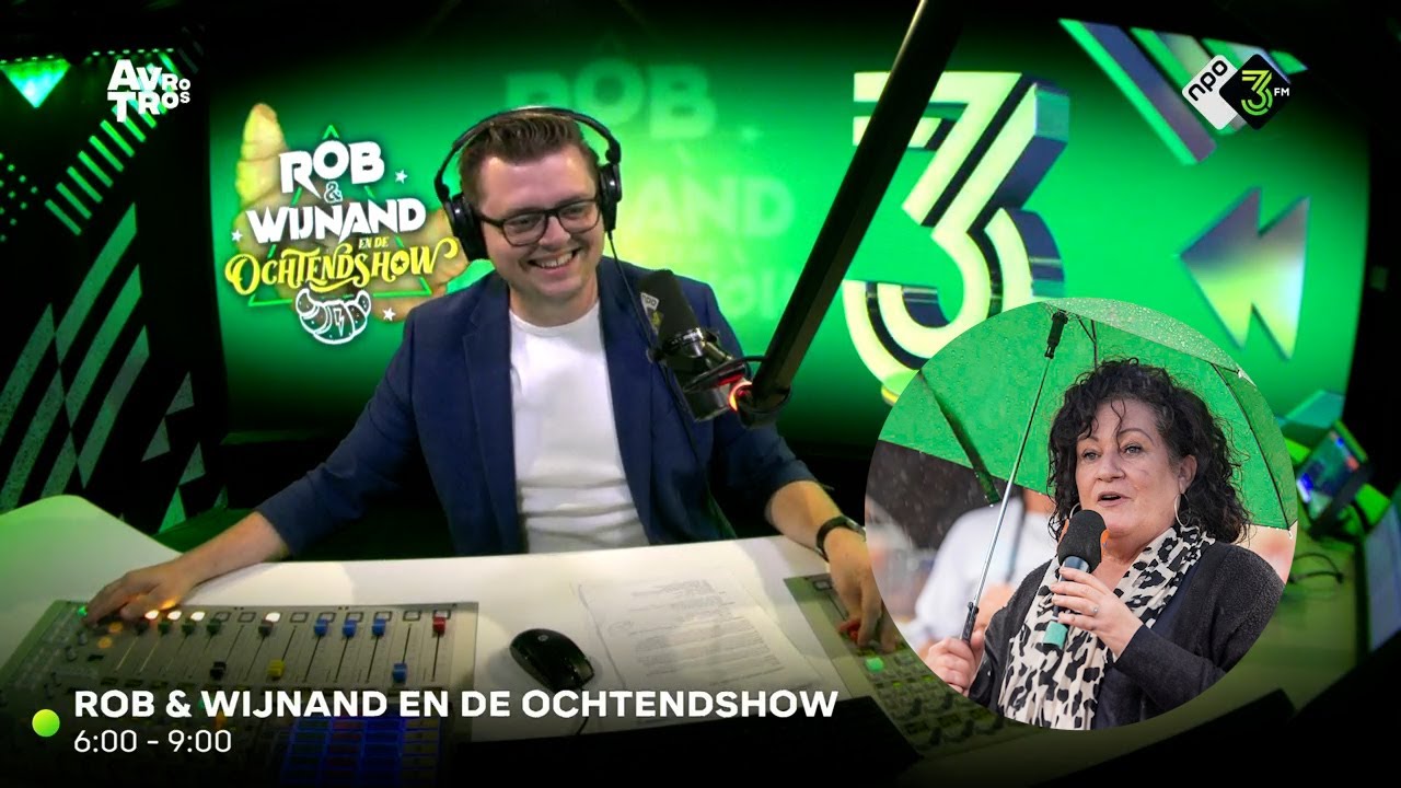 Rob Vi Caroline van der Plas met het weerbericht! // Rob & Wijnand en de ...