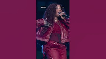 Thumbnail of SZA performs during Super Bowl Half Time show  🎶 #NFL